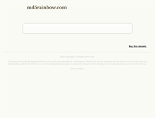 Tablet Screenshot of about.md5rainbow.com